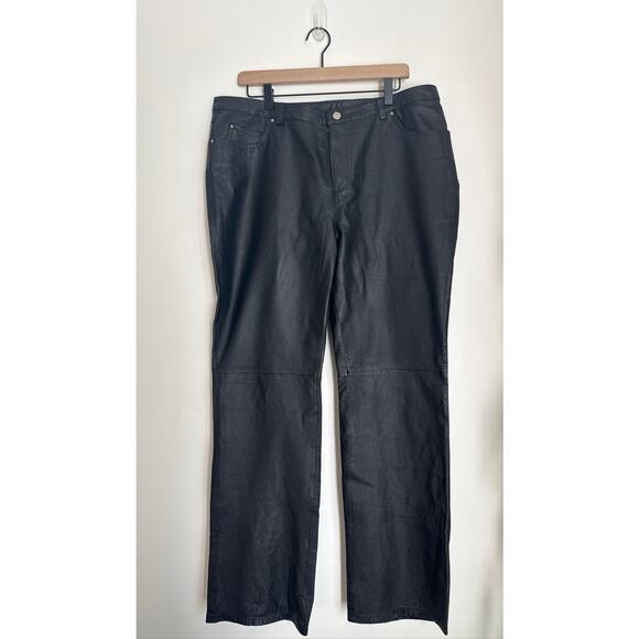 Metrostyle VINTAGE Genuine 100% Leather Fully Lined Pants Size 16T - Picture 1 of 7